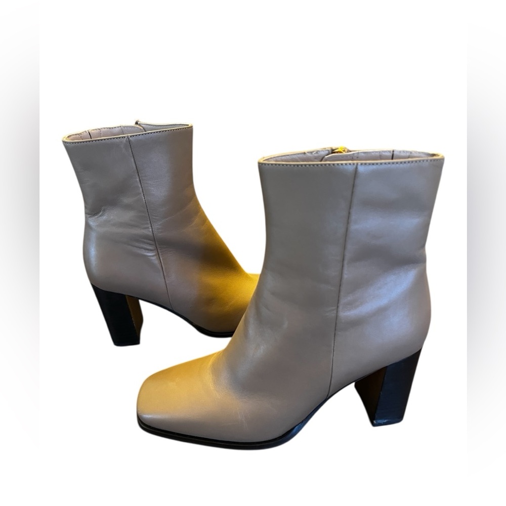 Reiss Casey Square Toe Boot Sz 39 / 8.5 in Camel color - Picture 5 of 15